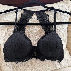 PINK Victoria's Secret Black Lace Bra